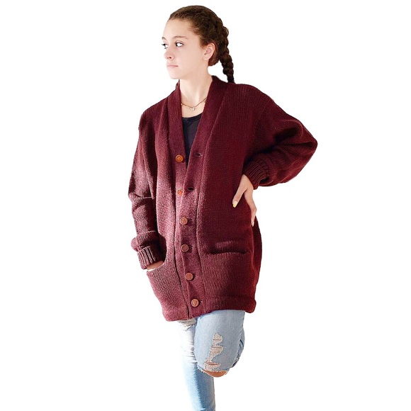 ❌SOLD❌ Shaker Knit Sweater Varsity Letterman Cardigan! - Picture 16 of 16